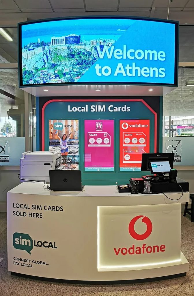 SIM Local at Athens Airport